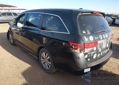 2014 Honda Odyssey Ex-L из США, поврежденный, VIN 5FNRL5H69EB036783